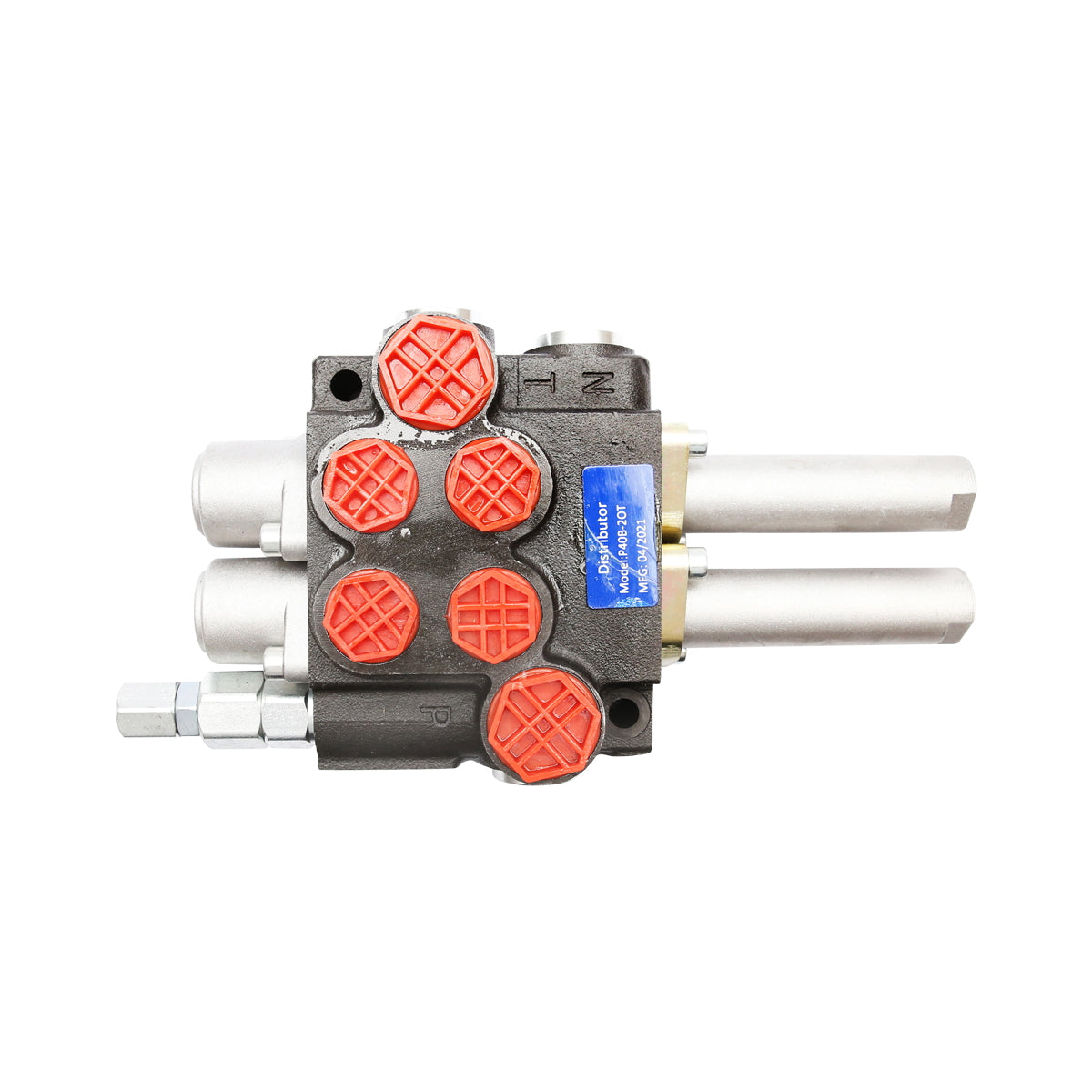 Hydraulic distributor P40 for joystick cable with 2 circuits Breckner Germany