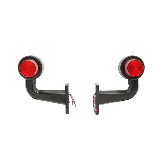 Set of LED-neon side marker lamps with arm 12-24V red/yellow FR0148R/Y Breckner Germany