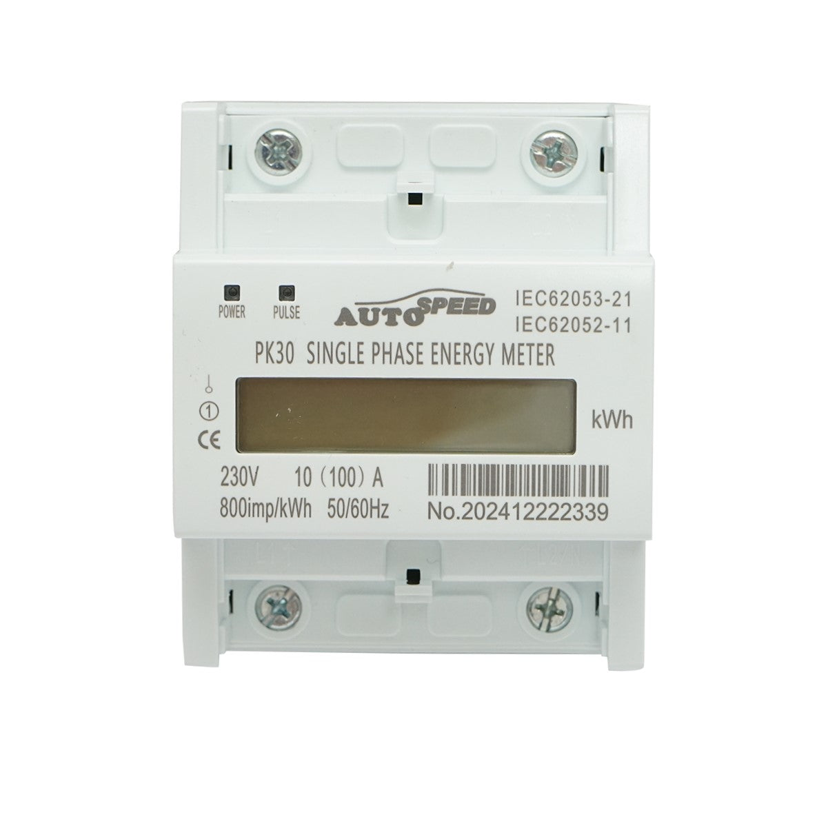 Meter, smart single-phase digital meter 230 VAC, 100A, DIN rail 4 modules MF0028-02806
