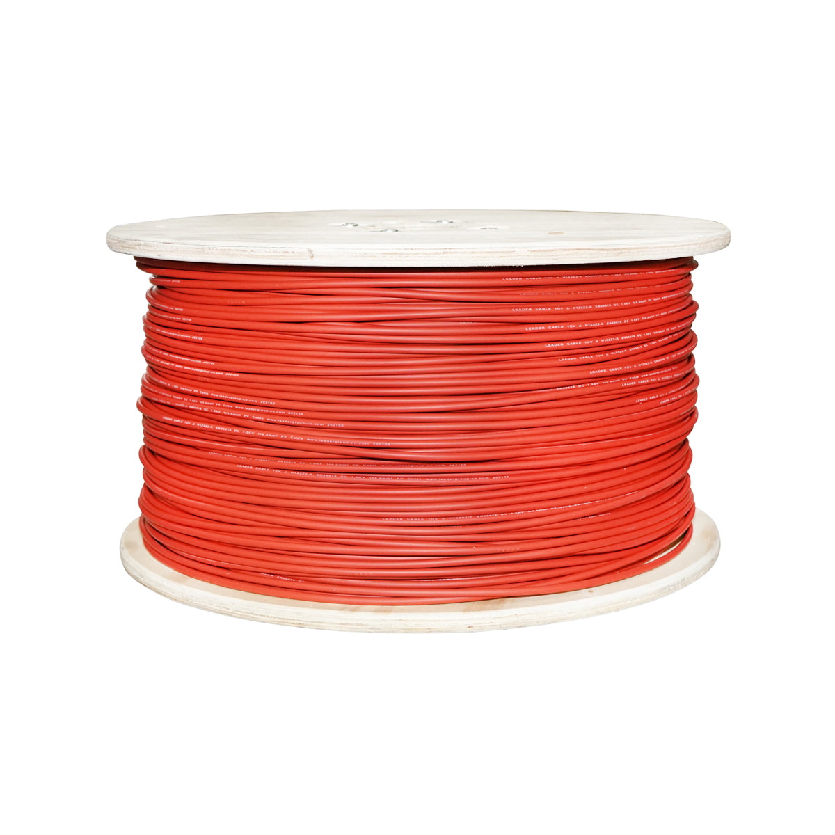 Cable drum solar panel 6mmx1000m 1.5KV, H1Z2Z2-K red Leader