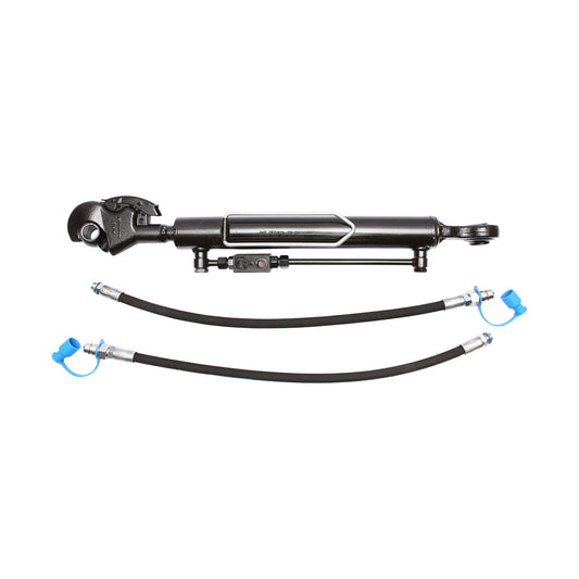 Adjustable hydraulic central jack 685mm closed, stroke 350mm quick coupling nut Cat.2-2