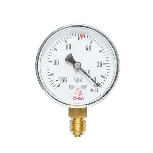 Vacuum gauge fi 63mm for cow milking machine Breckner Germany