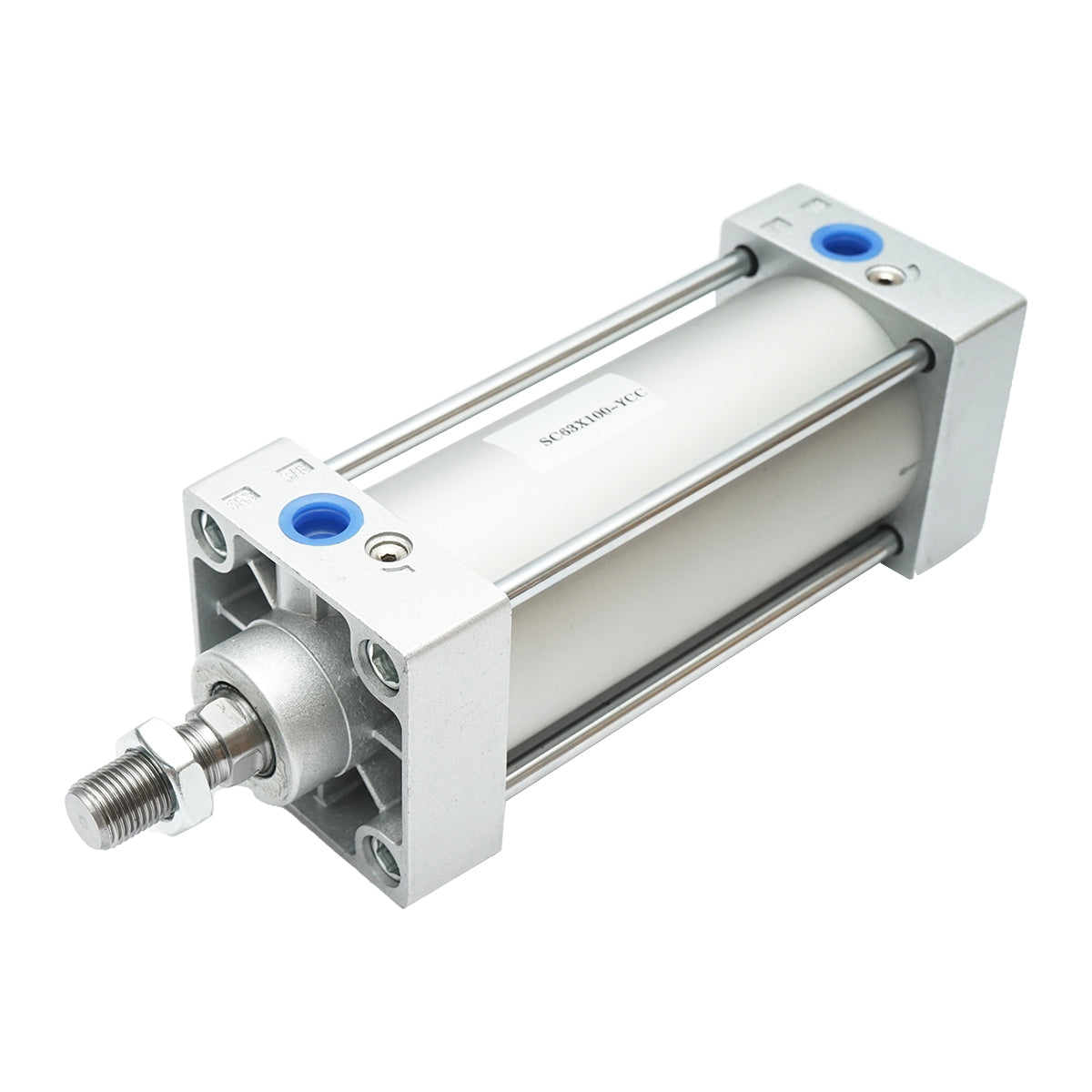 Aluminum pneumatic cylinder diameter 63mm, stroke 100mm
