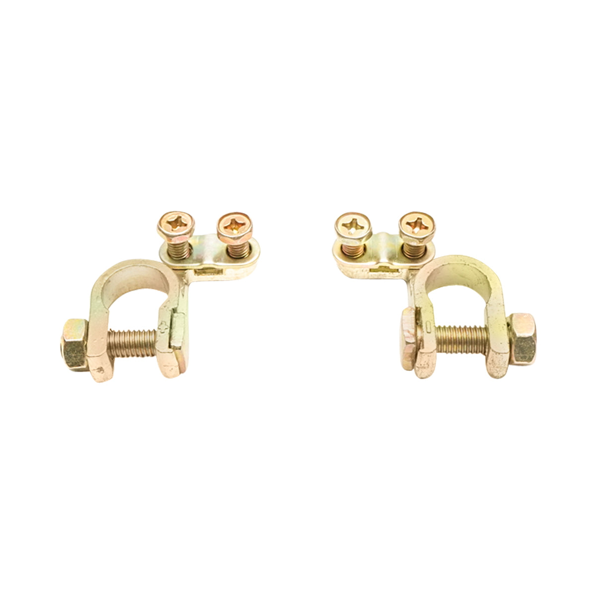 Copper battery terminal set with screw tightening Breckner Germany