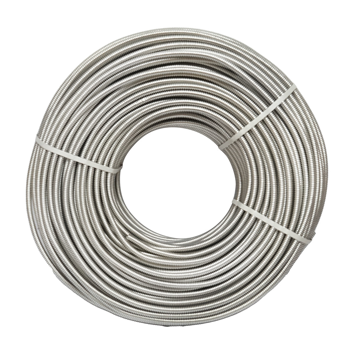 Roll of 250m flexible corrugated stainless steel pipe DN12 for residential solar installations