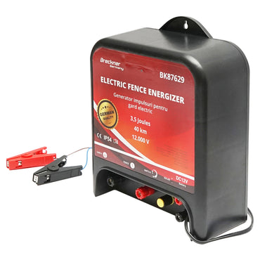 AC pulse generator device 12V, 3.5 Joules 40 Km electric fence Breckner Germany