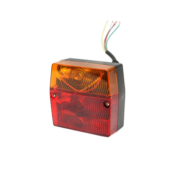 Rear lamp 12-24V for trailer 98x95mm Breckner Germany