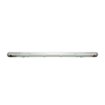 LED fluorescent tube light fixture 1x58W, 220V, 1560x80x90mm IP65 Breckner Germany