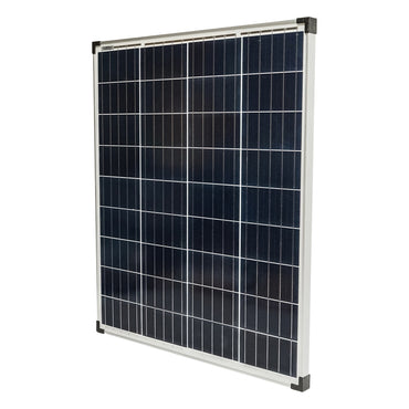 75W polycrystalline solar panel with 900mm cable 670x770x25mm Breckner Germany