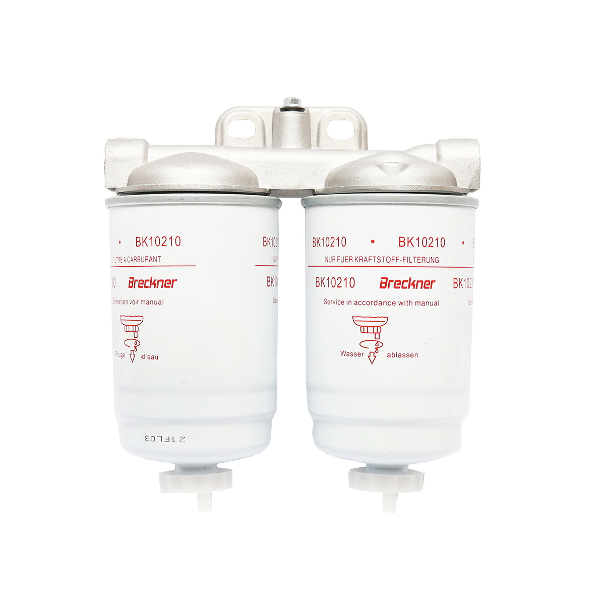 Complete double battery diesel filter for FIAT 98439683