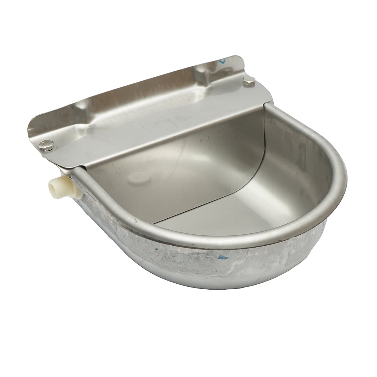 Stainless steel waterer 2L with float, constant level 270x250x230mm Breckner Germany