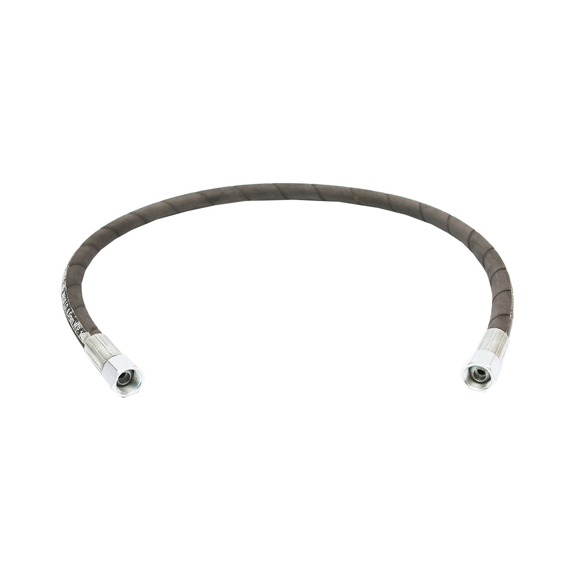 Pressure hose 2SN DN10 certified with hydraulically fixed ends L = 1000 mm (Reduction M20X20)