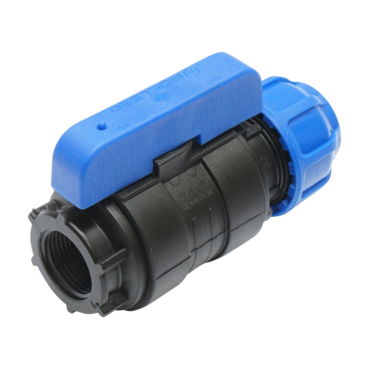Ball valve with internal thread D32mmx1 inch, PN10, for irrigation systems