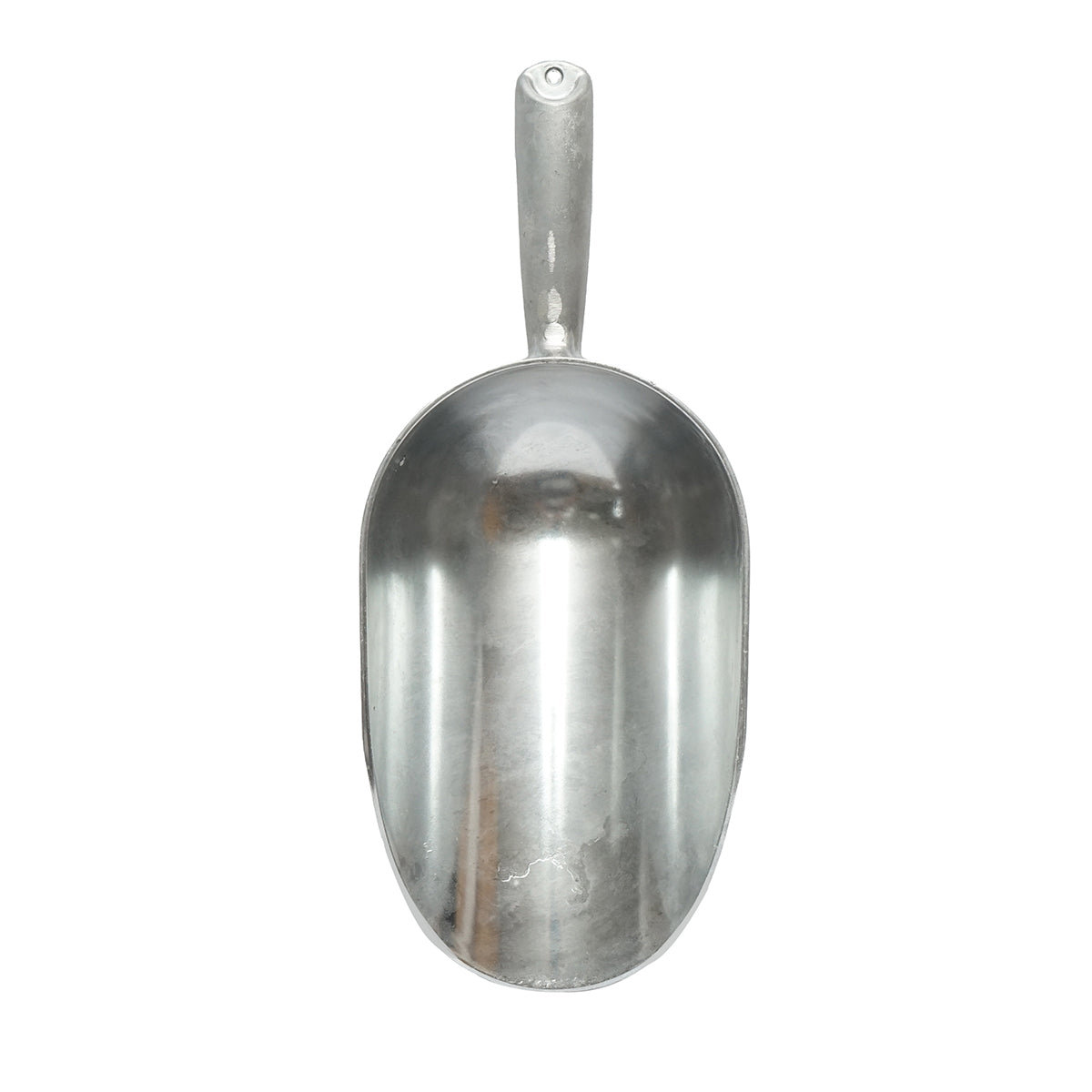 Spoon, food scoop, made of aluminum 26x14x9cm