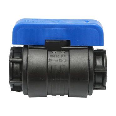 Compression faucet equal to ball and internal thread D20x20mm PN10 for irrigation systems