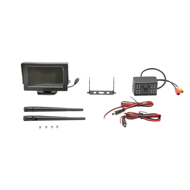 Wireless rearview camera with night vision display 12V