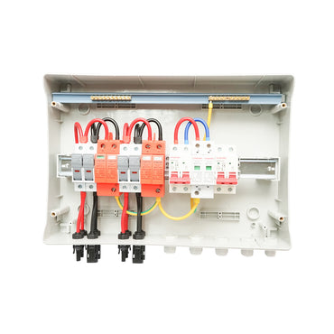 DC/AC fuse box equipped for photovoltaic systems 3-6KW with ON/OFF Grid prosumer inverters