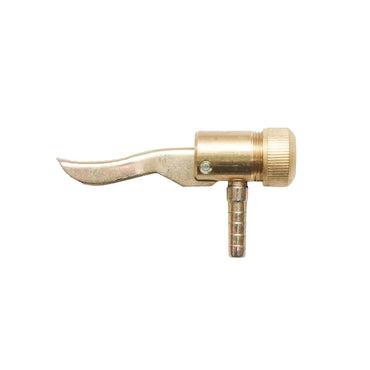 Adapter coupling valve with spout