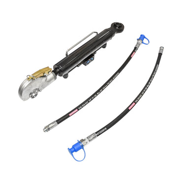 Adjustable hydraulic central drawbar 60cm. 50x60 walnut Cat.2-2