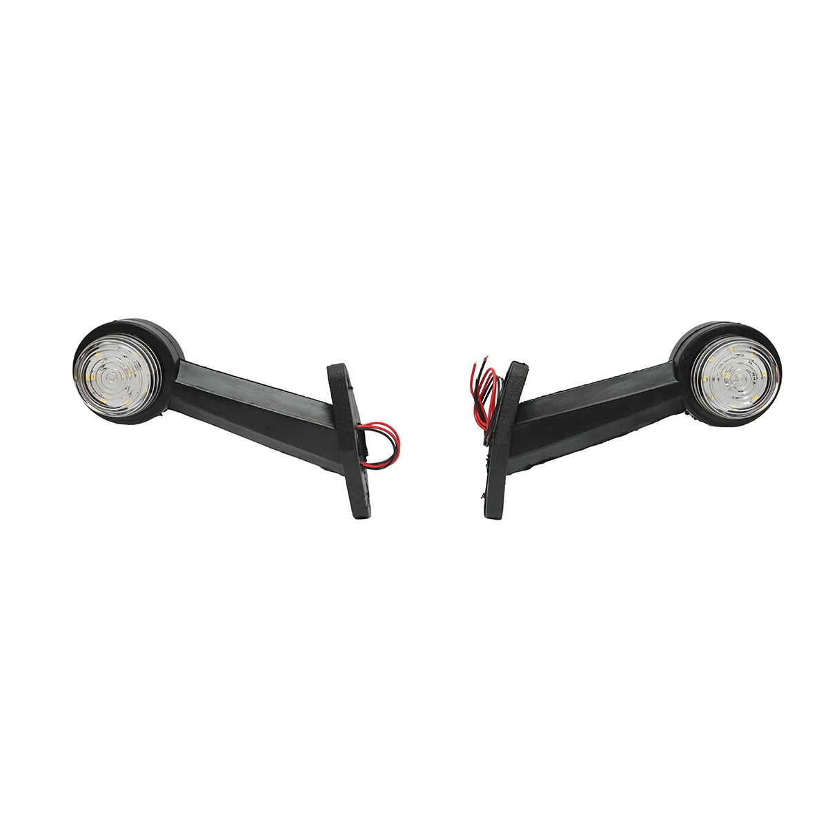 Side marker lamp with LED 12/24V, red-white Breckner Germany