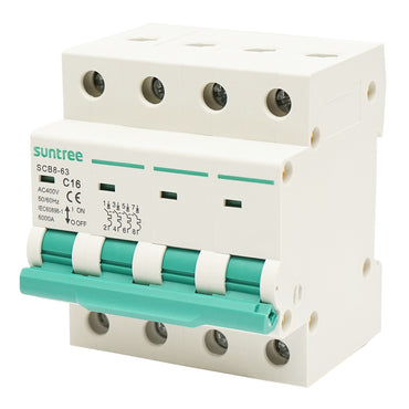 Automatic circuit breaker 4P, 16A 400VAC Suntree