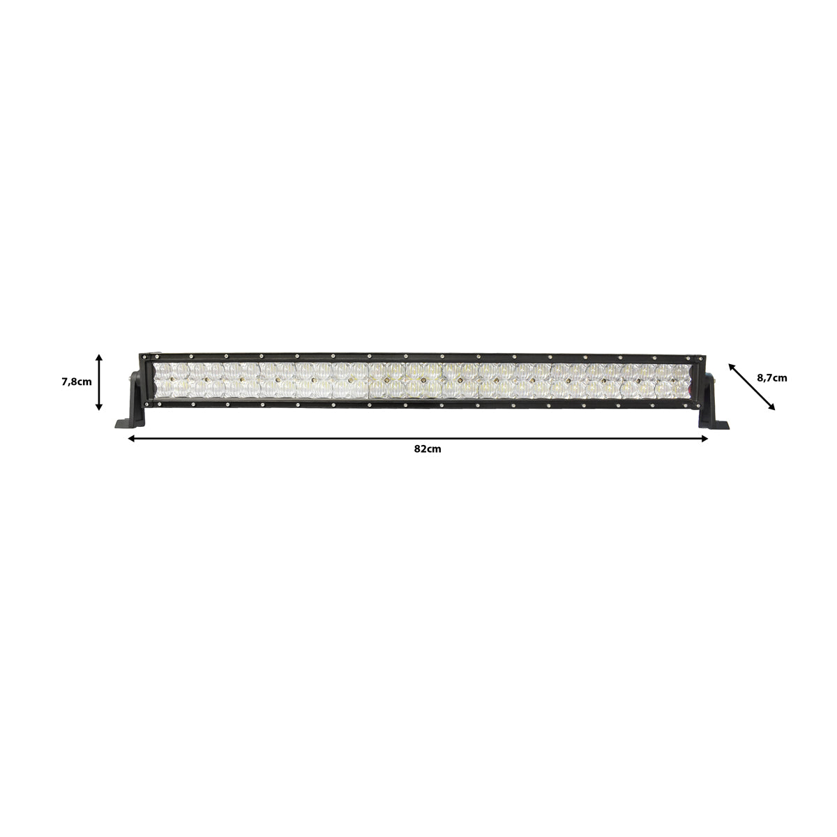 LED bar lamp with 60 LEDs 9-60V 180W 6000K Brechner Germany