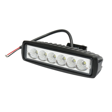 Lamp with 6 LEDs and a magnifying glass 10-60V 18W radiation angle 60 degrees