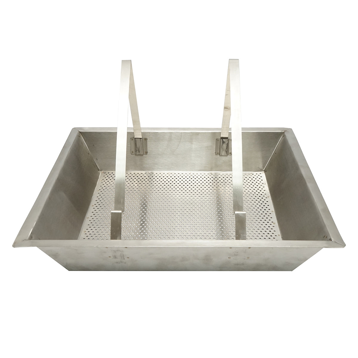 Stainless steel tray for decapping 520x415x110mm