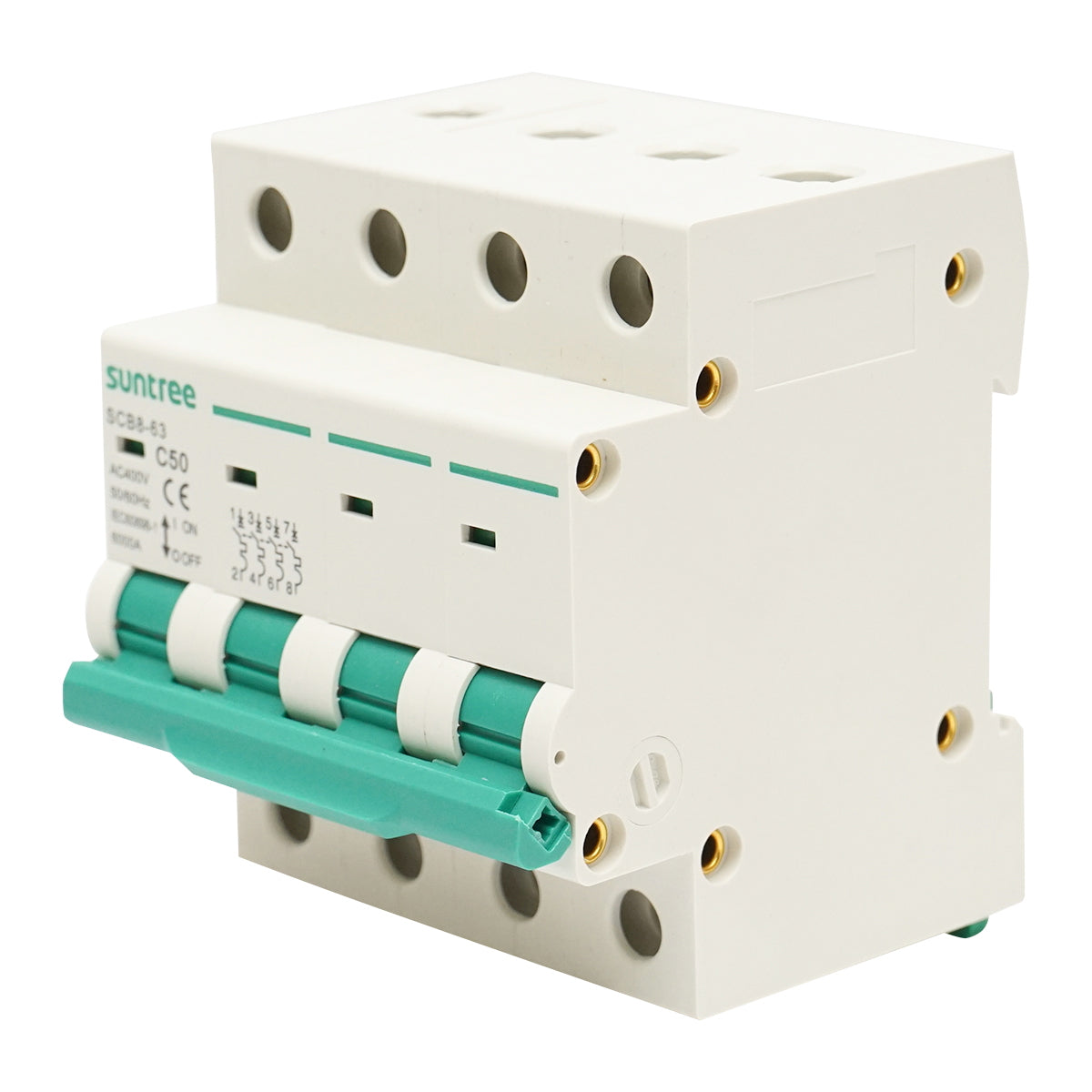 Automatic circuit breaker 4P, 50A, 400VAC Suntree