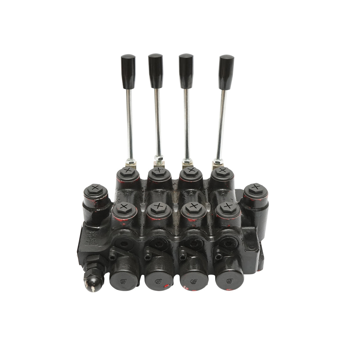 Hydraulic distributor with 4 ways with levers and accessories