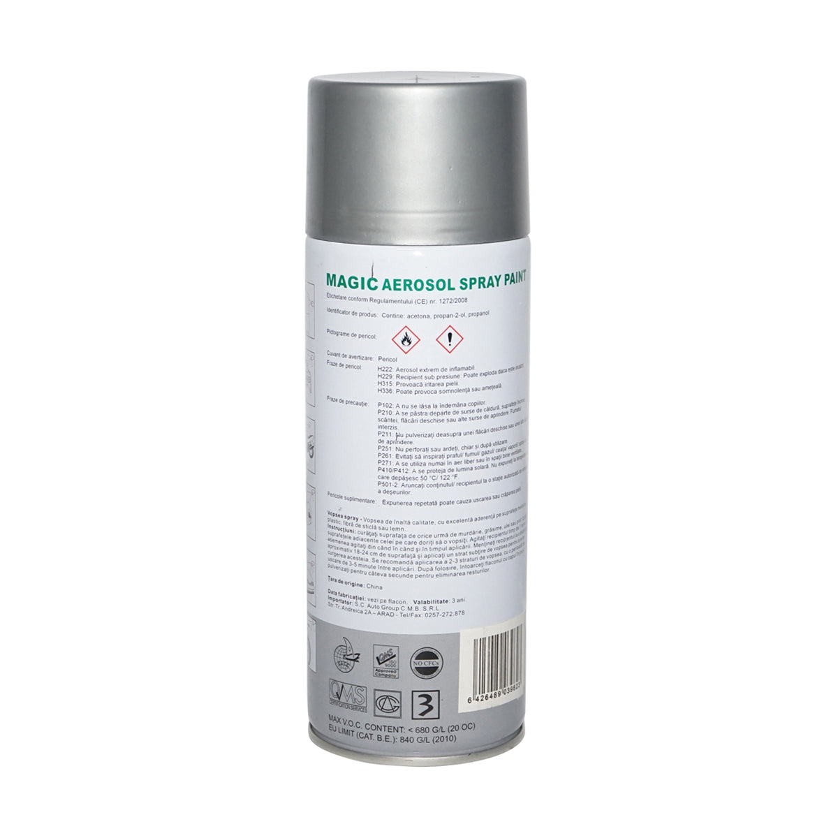 Magic platinum gray spray paint 450 ml