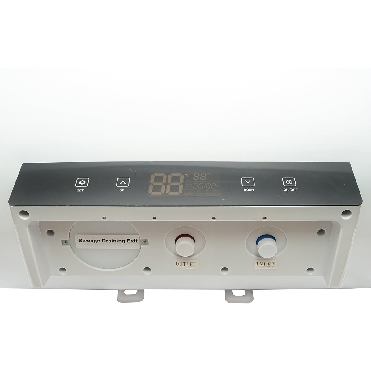 Electric boiler AC/DC, solar/220V, 60L, 2000W, 470x685mm with horizontal installation and remote control for domestic hot water Breckner Germany