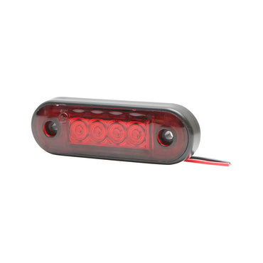 Red LED side lamp 12-24V FR0170 Breckner Germany