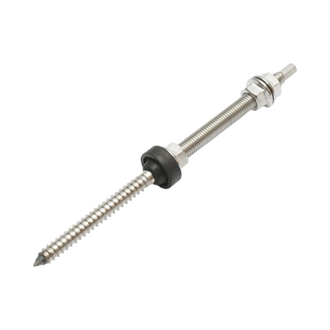 Spacer bolt for corrugated roof M10x200mm with rubber seal for mounting solar photovoltaic panel system B