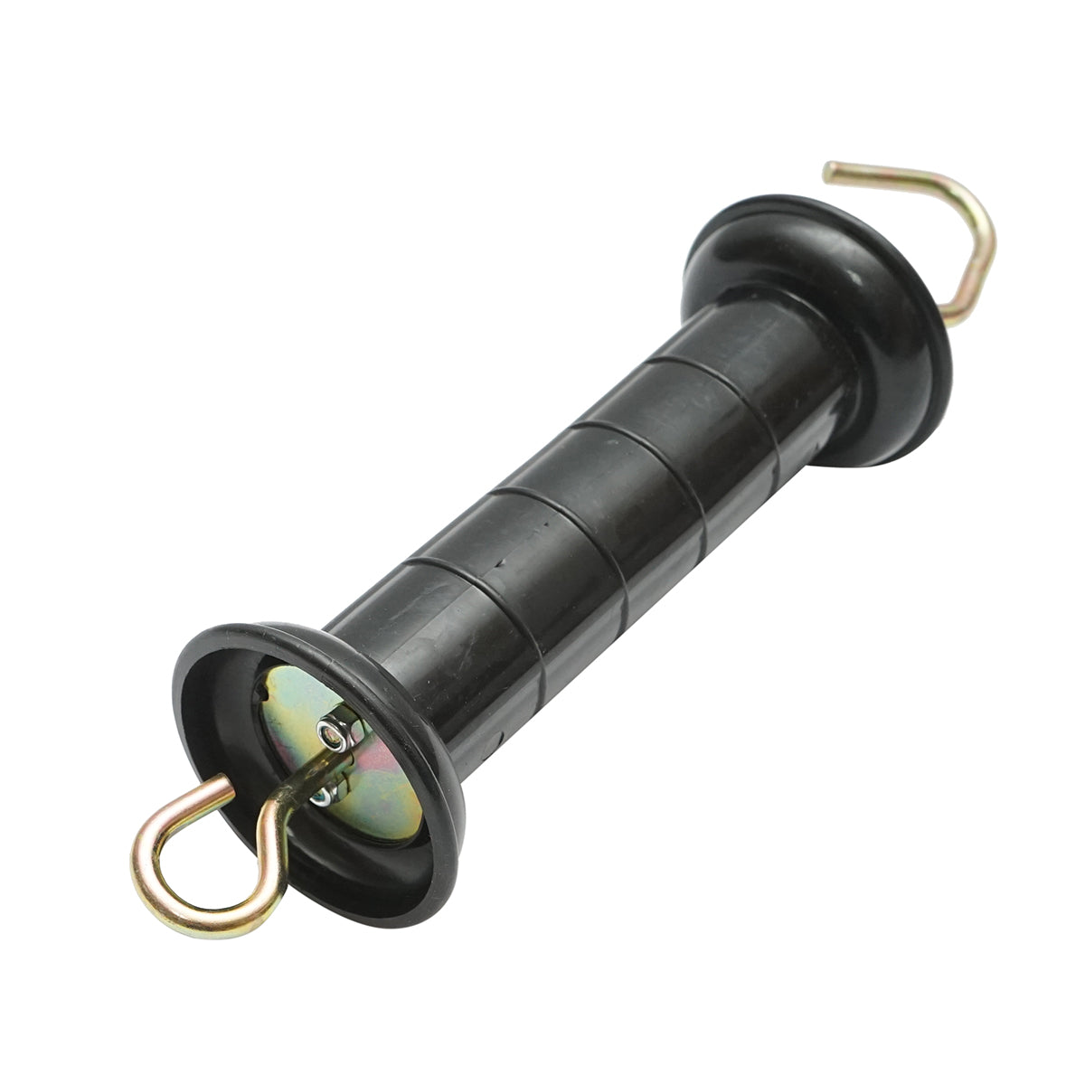 Set of gate handle with elastic wire, connectors, double anchoring insulator for electric fence Breckner Germany