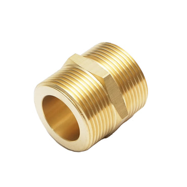 Flexible, corrugated stainless steel pipe adapter with seal DN25-1.1/4