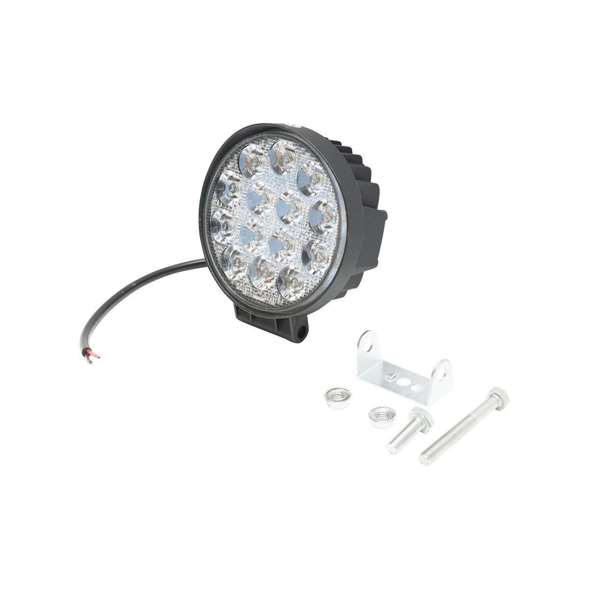 Lamp with 14 LEDs 10-30V 42W radiation angle 60 degrees flood type 114x114x61mm IP67 6000K Breckner Germany