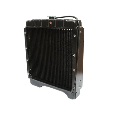 Water cooling radiator with 4 rows of cells for Case IH Maxxum series 104753A2, A104753A1, 104753A1, 87579817, 52771, 150-56 Breckner Germany