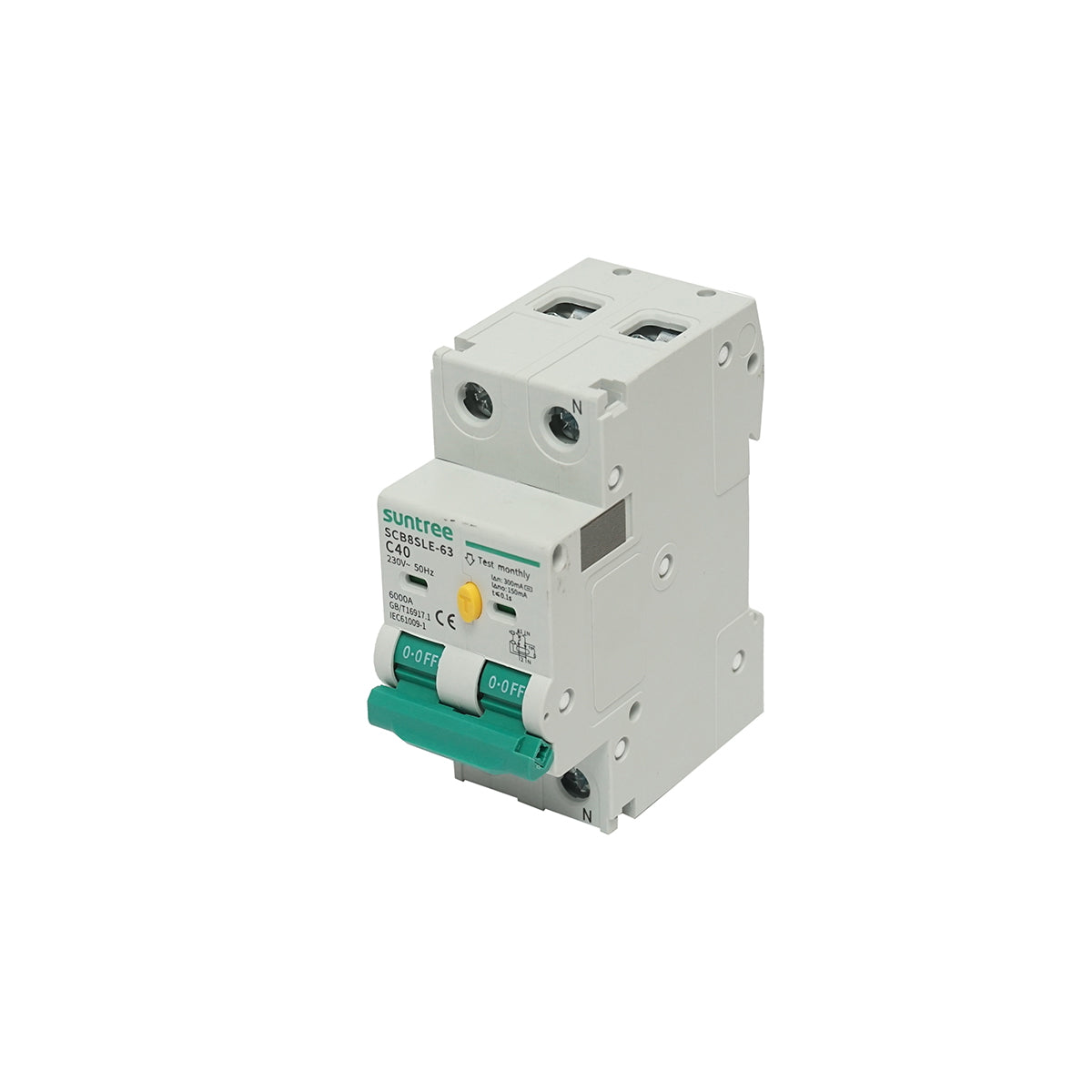 Automatic circuit breaker 1+N, 40A 400VAC Suntree