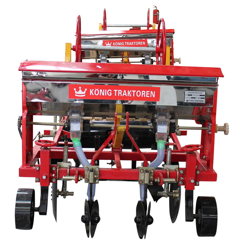 1m width bullet machine with fertilizer hopper Konig Traktoren