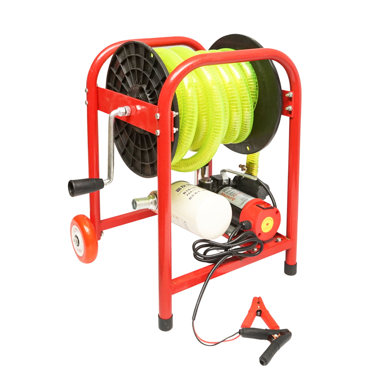 12V fuel transfer pump, 300W with filter and hose, mobile Breckner Germany