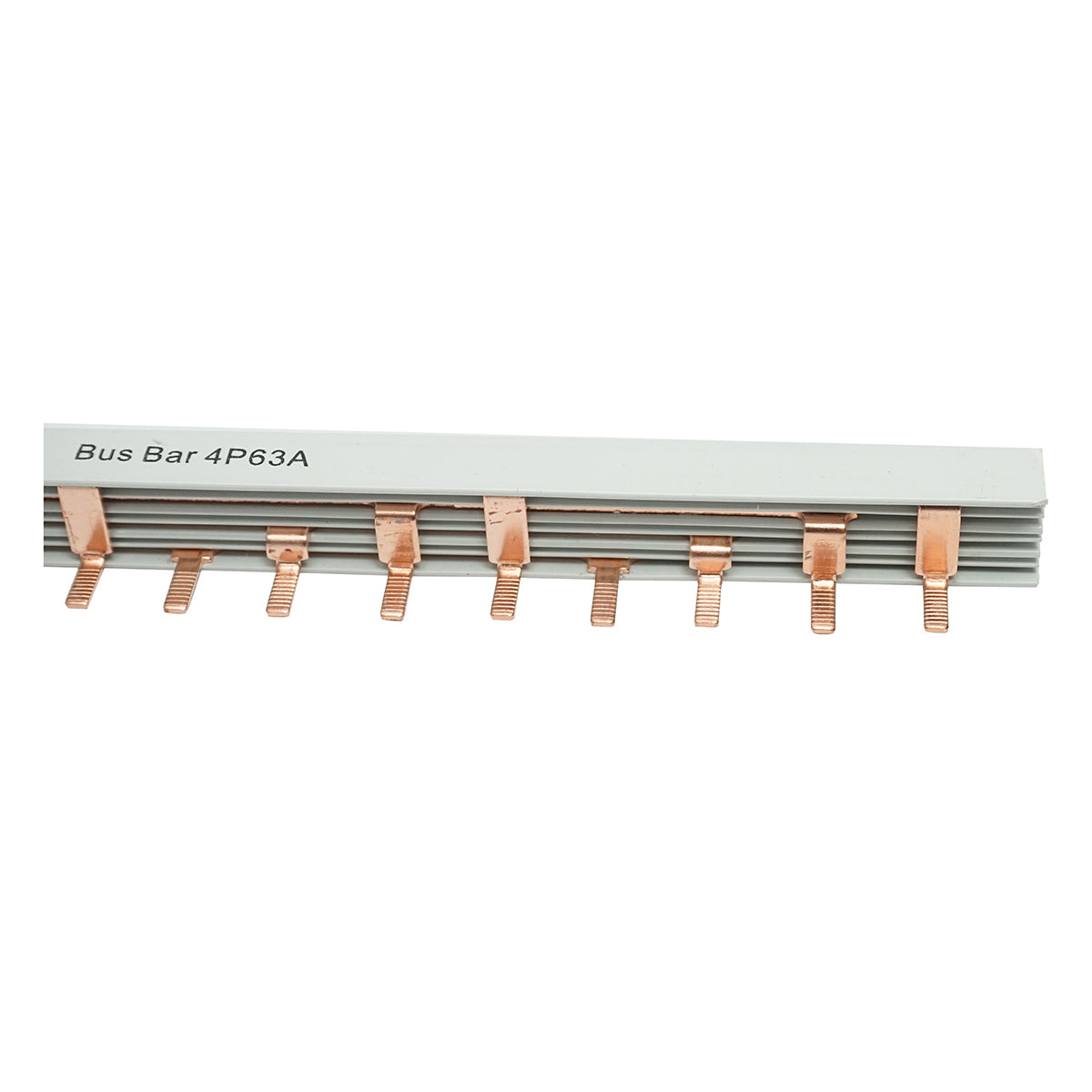 Comb, three-phase busbar 1m, 4P, 63A for supplying automatic fuses