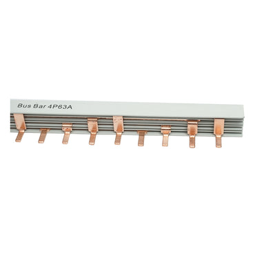 Comb, three-phase busbar 1m, 4P, 63A for supplying automatic fuses