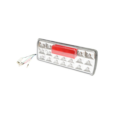 Universal left rear lamp 345x130mm with LED 12V
