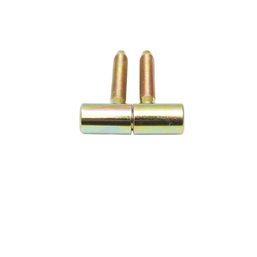 Cylindrical hinge with 2 rods 16X52mm, yellow zinc plated