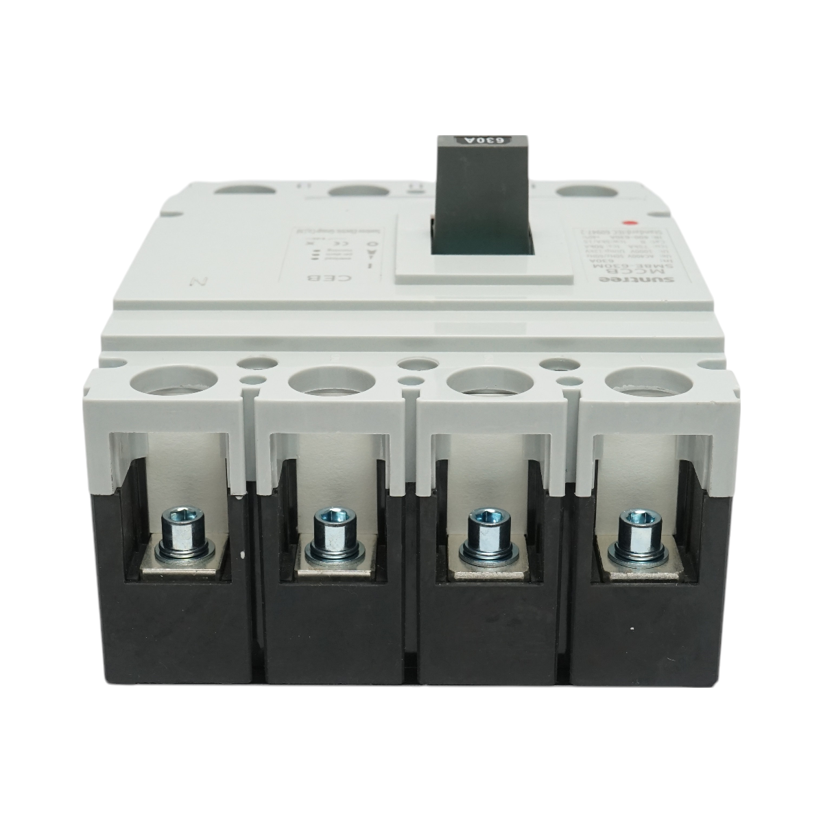 Automatic power circuit breaker MCCB 400V AC, 4P 630A, SM8E-630M Suntree