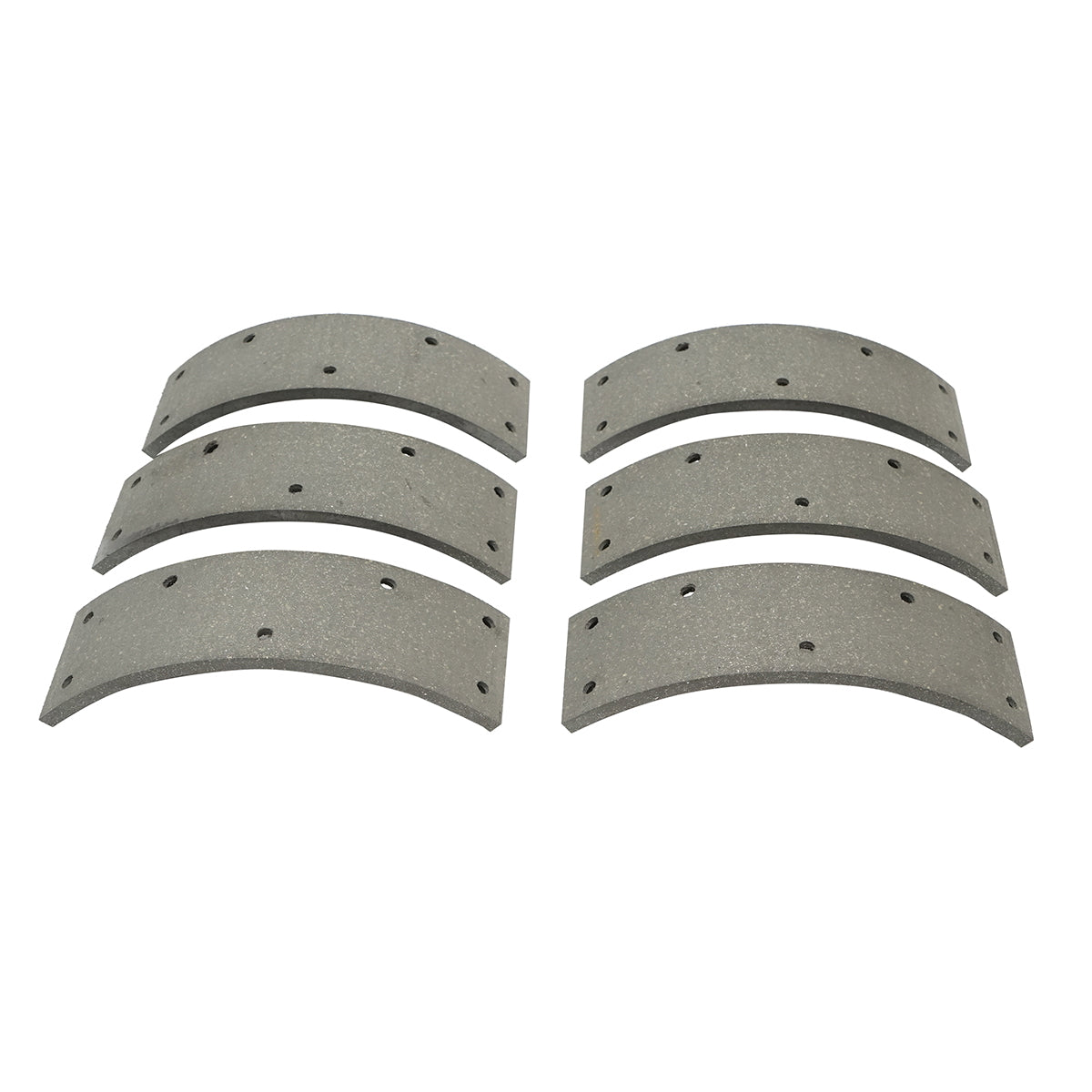Set of brake shoe linings for Fiat 640 OEM code 5085661-51062