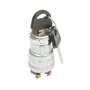 Universal ignition switch with key, 12V, 4 pins, diameter 34mm, mounting thread diameter 23.5mm Breckner Germany