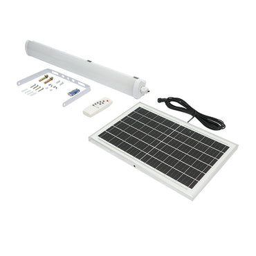 300W LED lamp, 6500K with polycrystalline solar panel, remote control and 7200mAh battery IP20 Breckner Germany