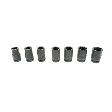7-piece socket set 24-27-30-32-33-36-38
